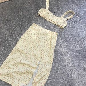 Princess Polly two piece floral set